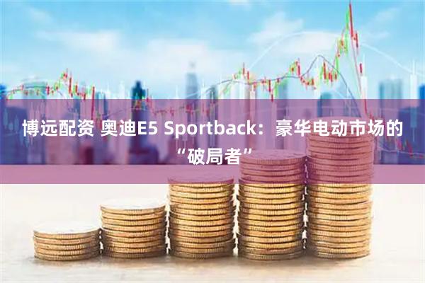 博远配资 奥迪E5 Sportback：豪华电动市场的“破局者”