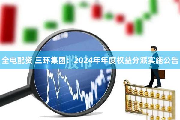 全电配资 三环集团：2024年年度权益分派实施公告